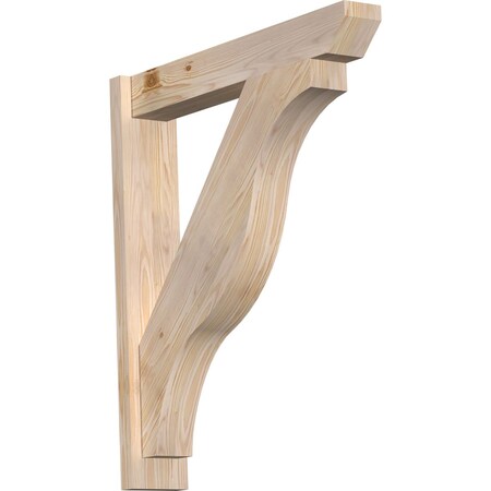 Ekena Millwork Funston Slat Smooth Outlooker, Douglas Fir, 5 1/2"W x 30"D x 34"H OUT06X30X34FST06SDF